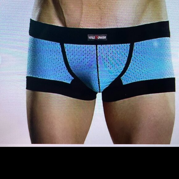 Men's Male Power Athletic Mesh Mini Short Medium - Picture 1 of 3